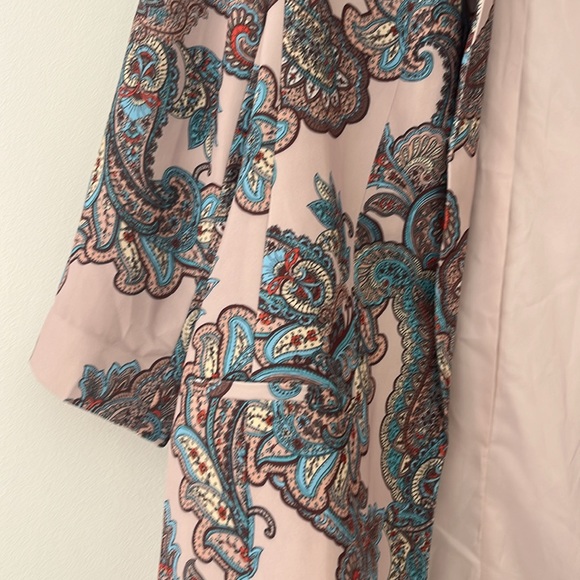 EXPRESS: Paisley Notch Collar Boyfriend Blazer Size XS - Picture 5 of 8